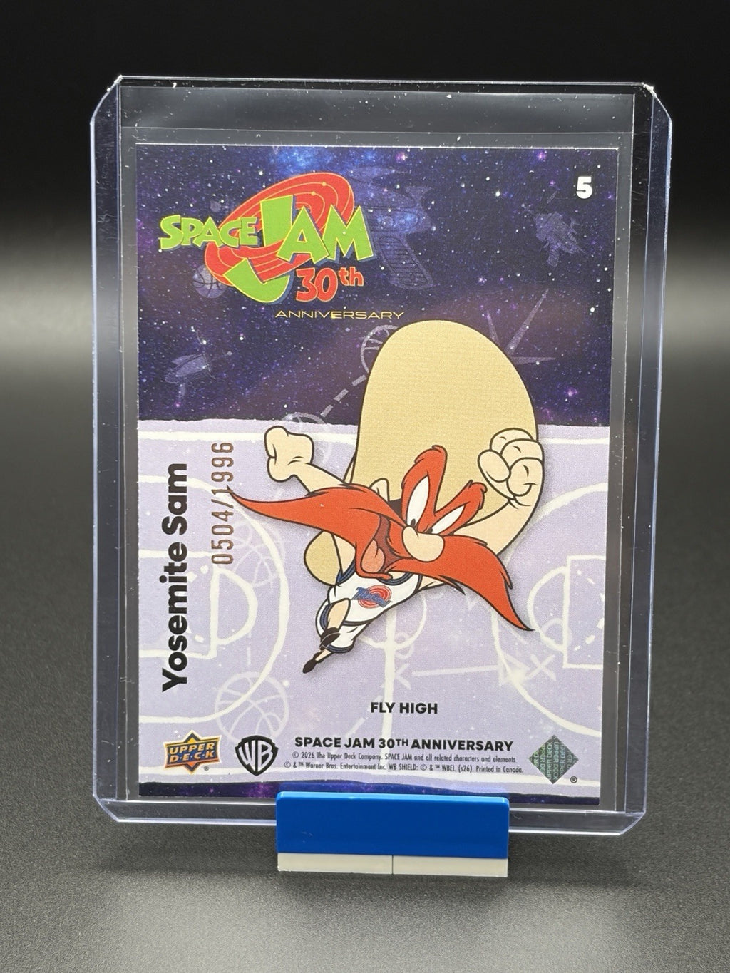 2026 Upper Deck Space Jam 30th Anniversary Yosemite Sam #5 Fly High Red /19961