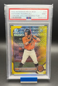 2022 Bowman - Chrome Prospects Anthony Rodriguez #BCP-26 Yellow Mojo PSA 90