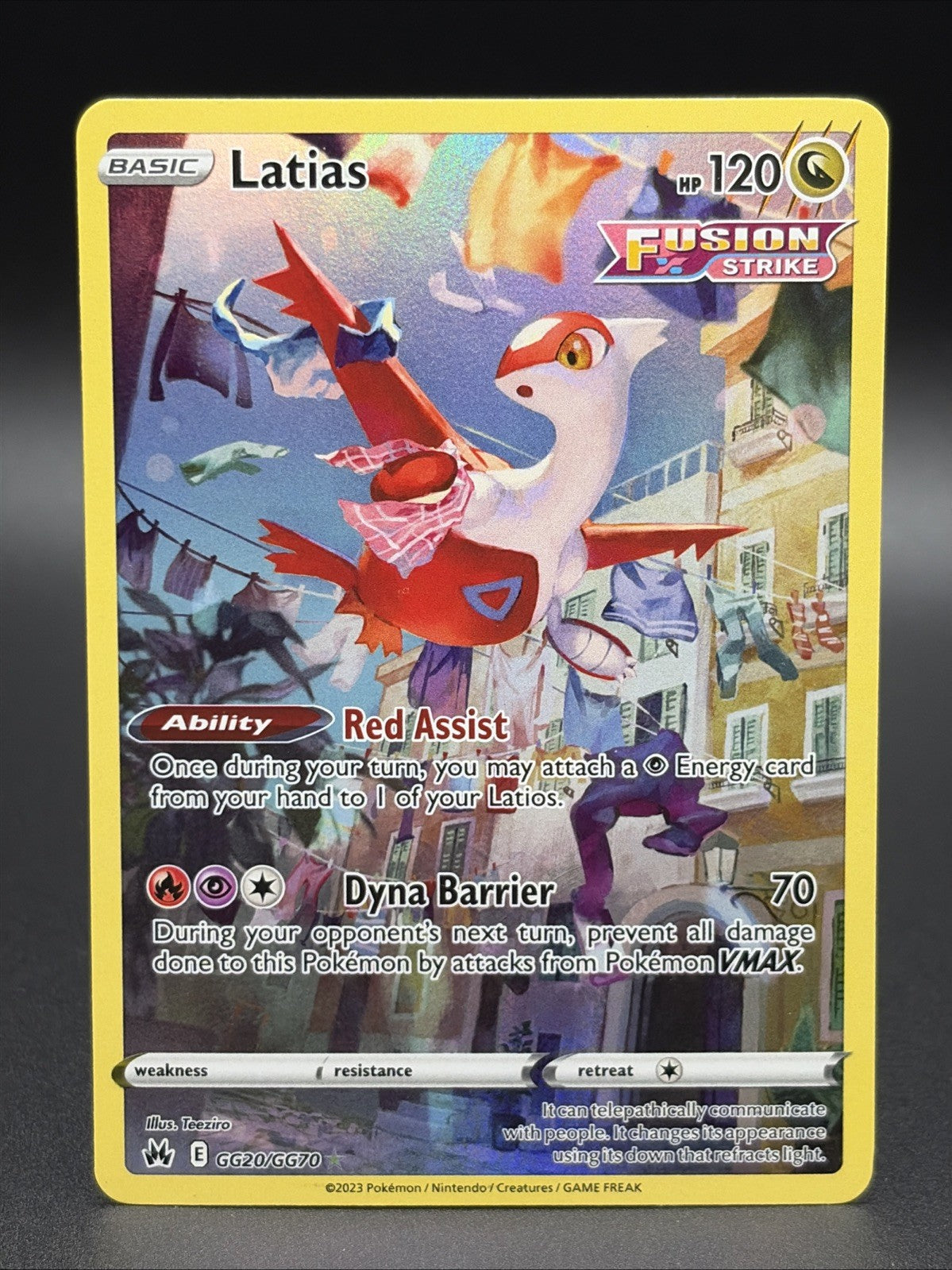 Latias GG20/GG70 SWSH: Crown Zenith: Galarian Gallery Holo MINT0