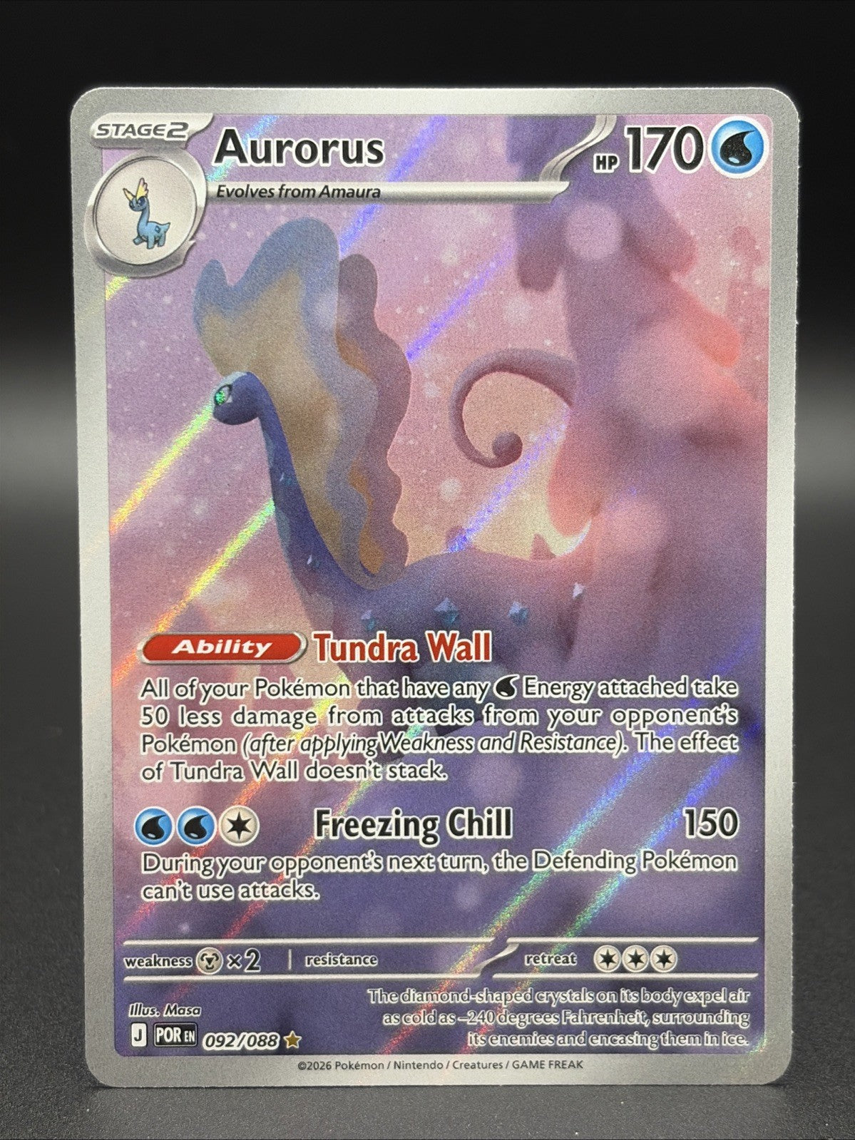 Aurorus 092/088 Me03: Perfect Order Holo0