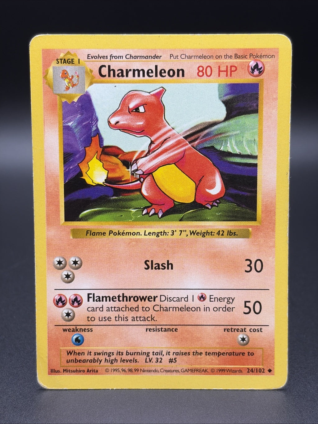 Charmeleon 024/102 Base Set (Shadowless) Regular HP0