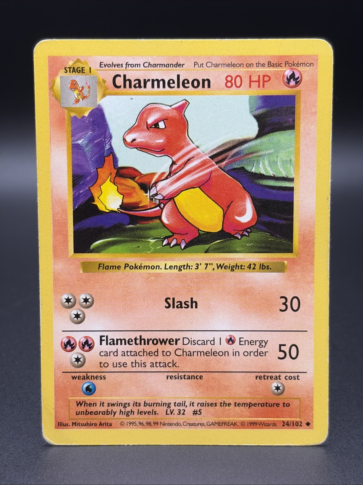 Charmeleon 024/102 Base Set (Shadowless) Regular HP0
