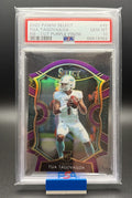 2020 Panini Select - Concourse Tua Tagovailoa #45 Purple Prizm Die-Cut - PSA 100