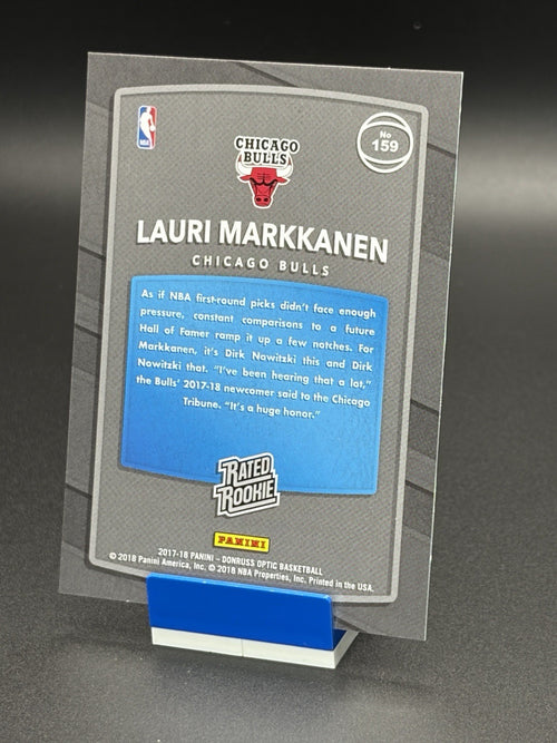 2017 Panini Donruss Optic Lauri Markkanen Rated Rookie #159 Bulls1