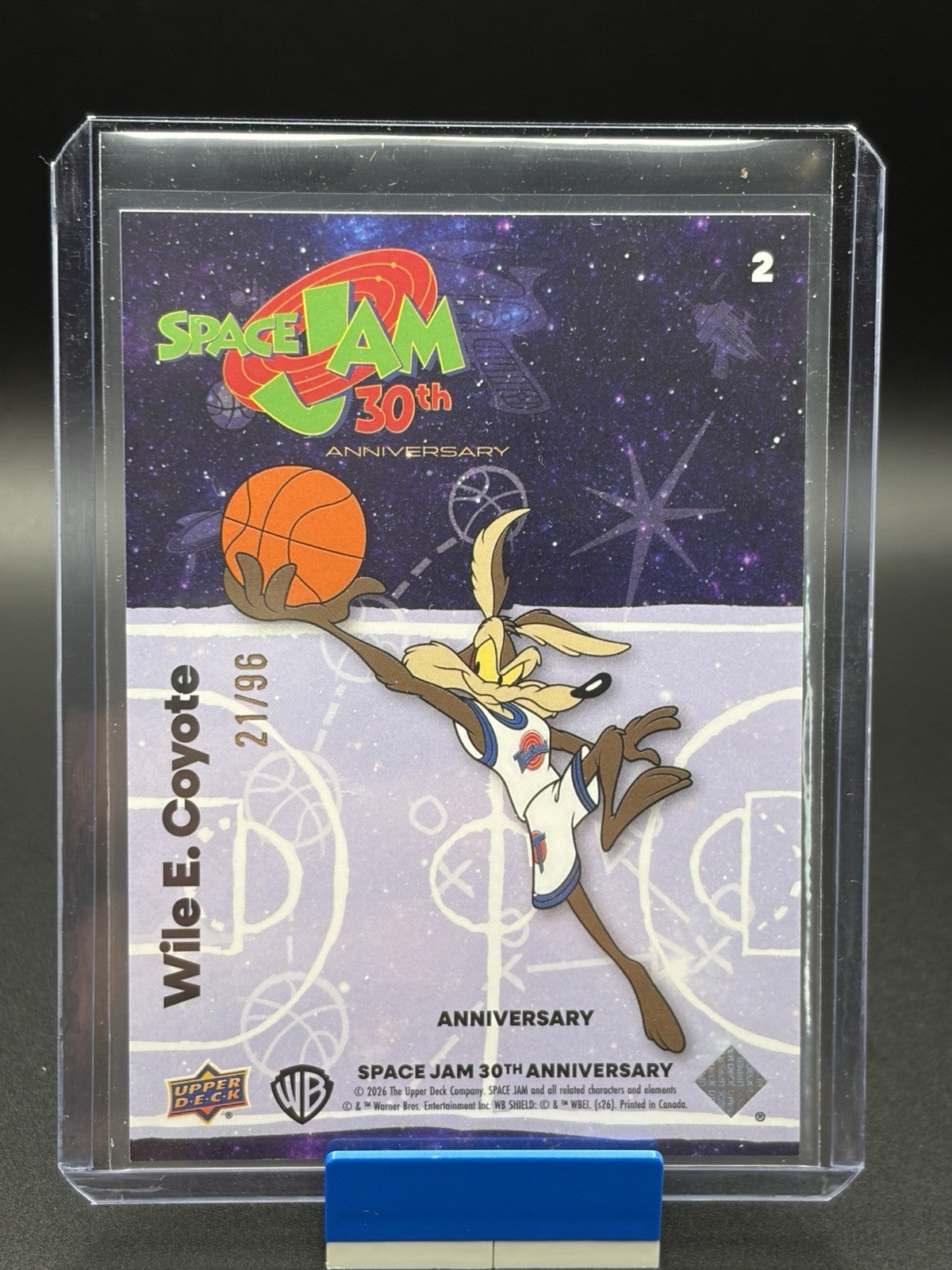2026 Upper Deck Space Jam 30th Anniversary Wile E Coyote - Orange /961