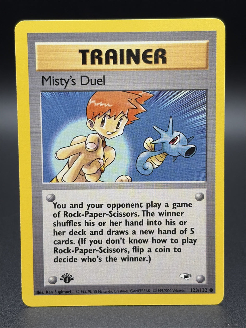 Misty's Duel [1st Edition] 123/132 Gym Heroes Non Holo NM0