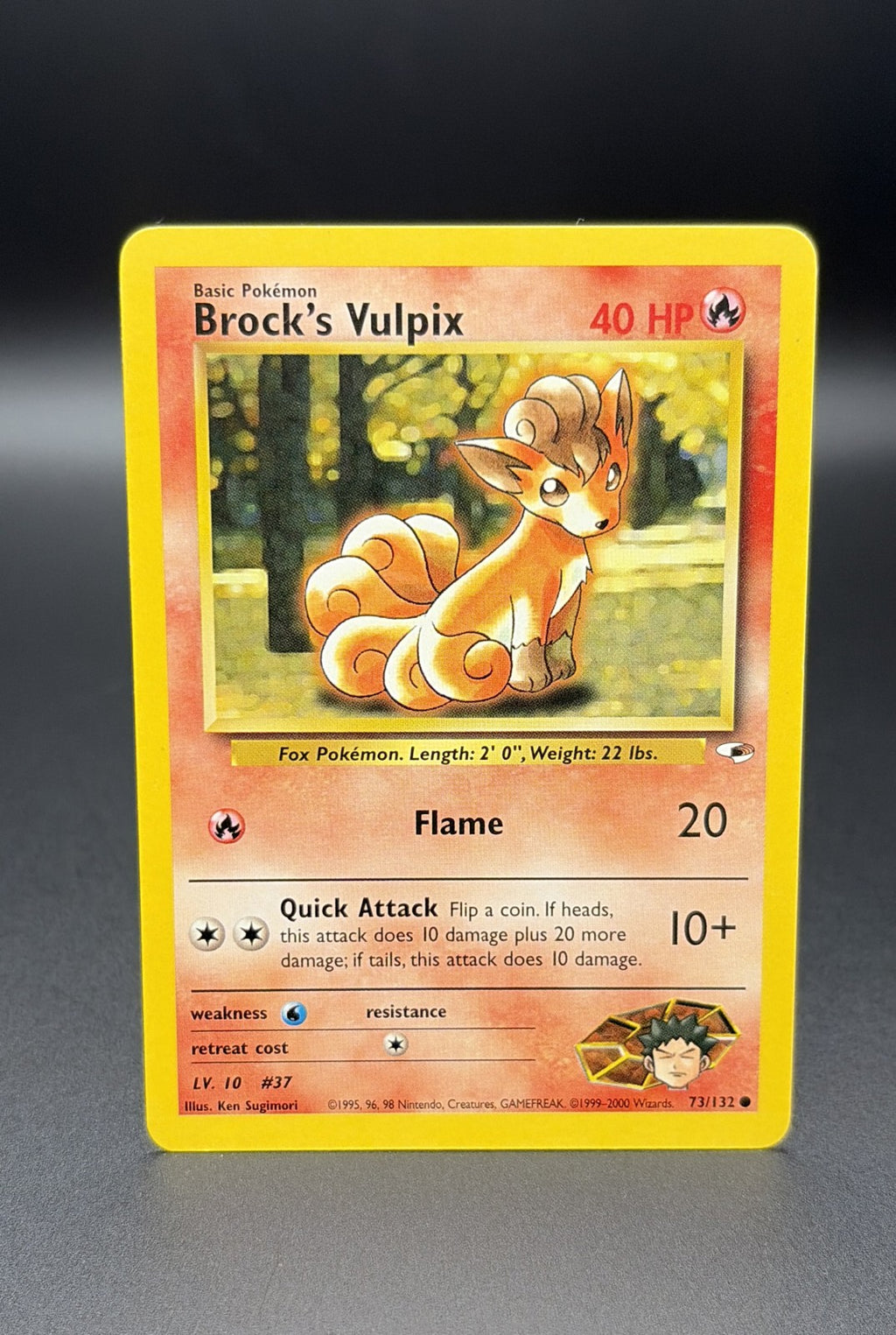 Brock's Vulpix 073/132 Gym Heroes NM0