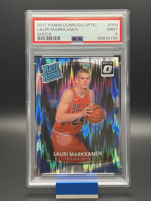 2017-18 Panini Donruss Optic - Rated Rookie Lauri Markkanen #159 Shock - PSA 90