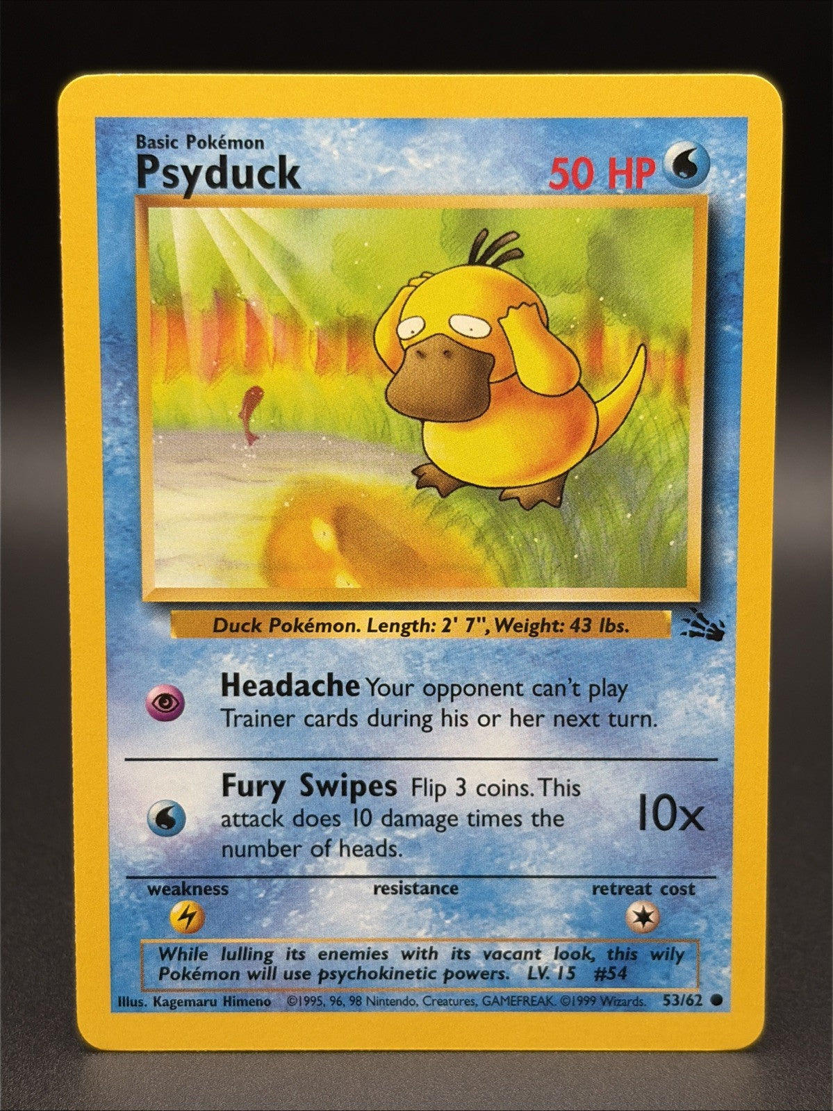 Psyduck 53/62 Fossil Regular0
