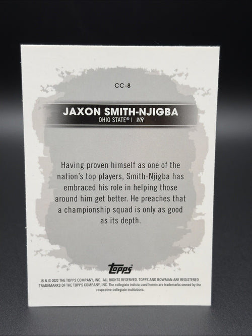 2022-23 Bowman's Best University - Campus Captains Jaxon Smith-Njigba #CC-8 (RC)1