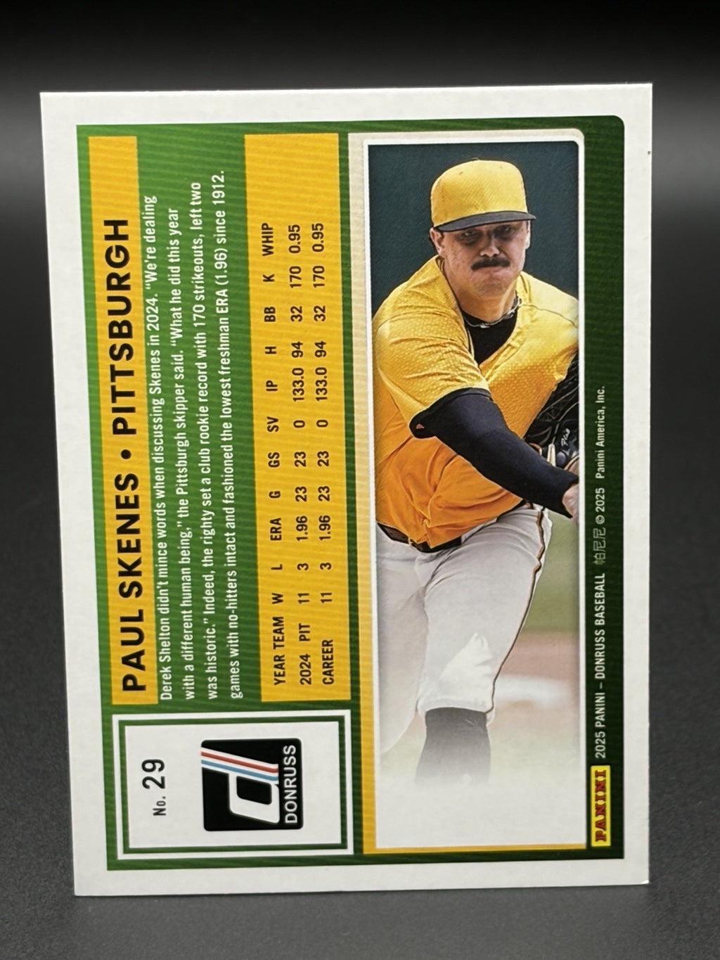 2025 Donruss #29 Paul Skenes1