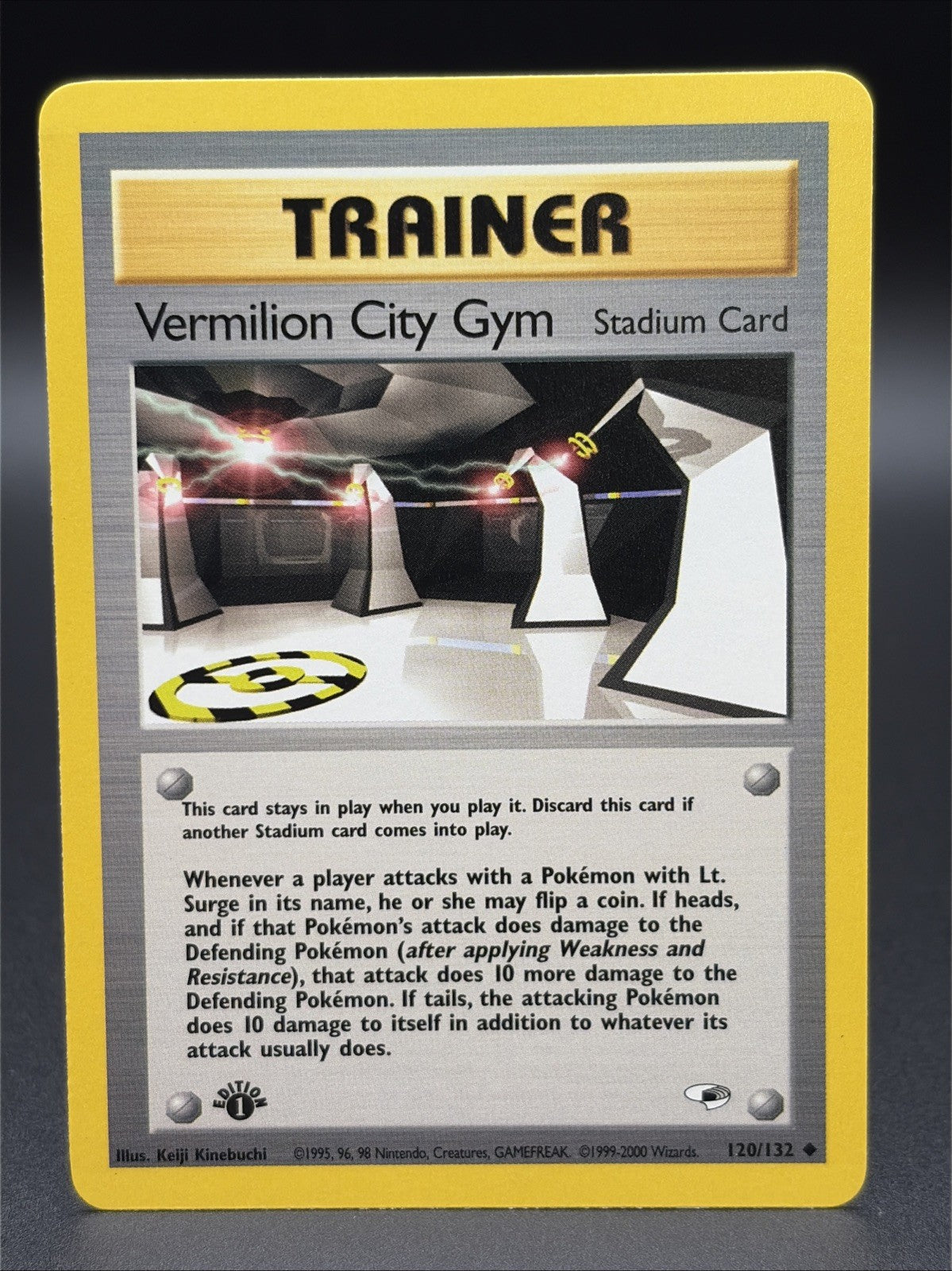 Vermilion City Gym [1st Edition] 120/132 Gym Heroes Non Holo MINT0