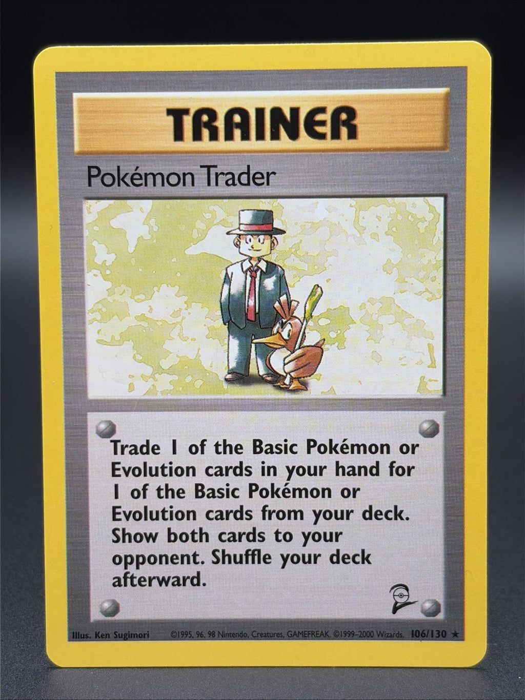 Pokemon Trader 106/130 Base Set 2 NM/MINT0