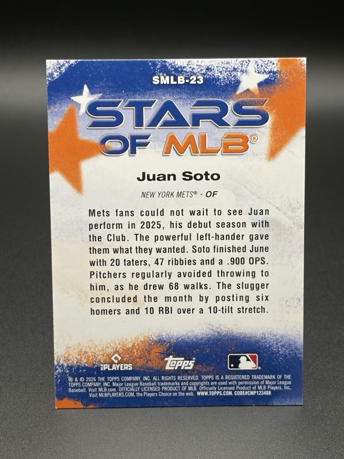 2026 Topps Juan Soto #SMLB-23 - Stars of the MLB1