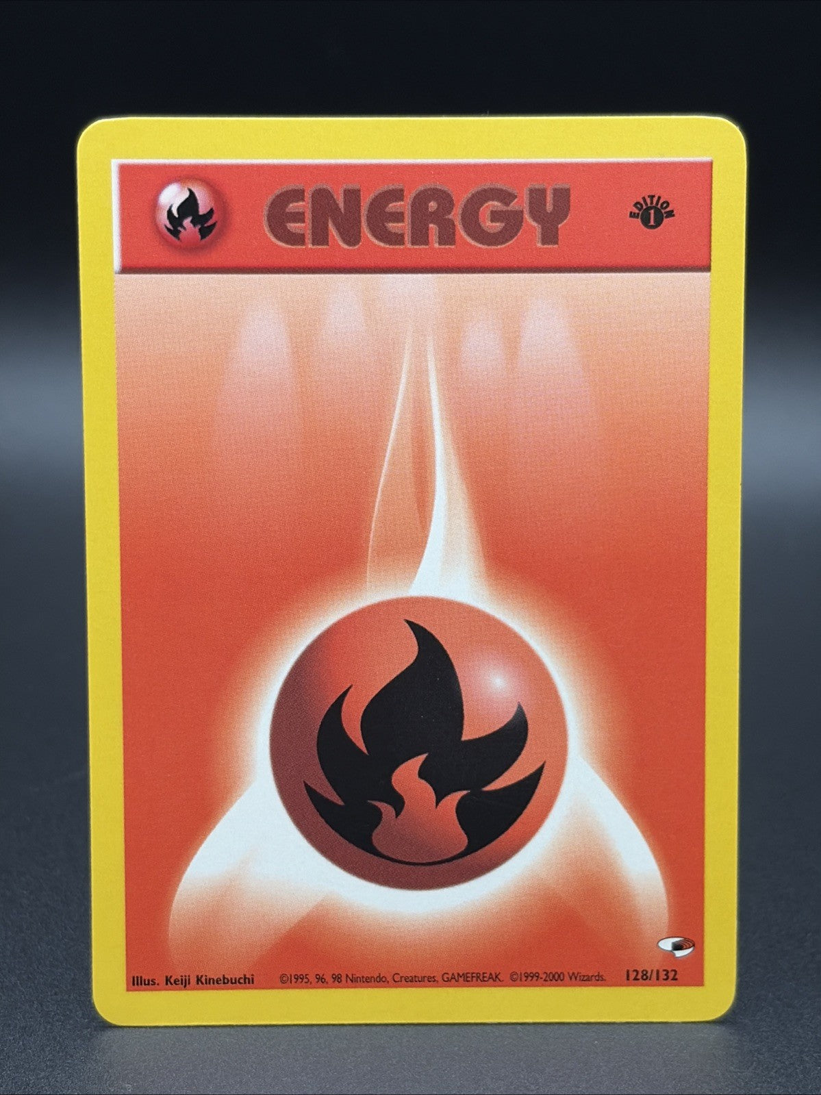 Fire Energy 128/132 Gym Heroes Non Holo MINT0