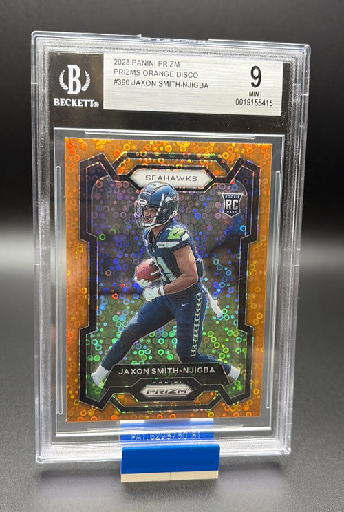 2023 Panini Prizm - Rookies Jaxon Smith-Njigba #390 Disco Prizm (RC)0