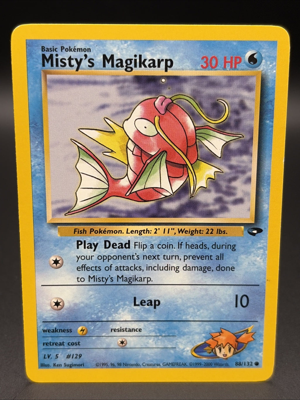 Misty's Magikarp 88/132 Gym Challenge Non Holo NM/LP0
