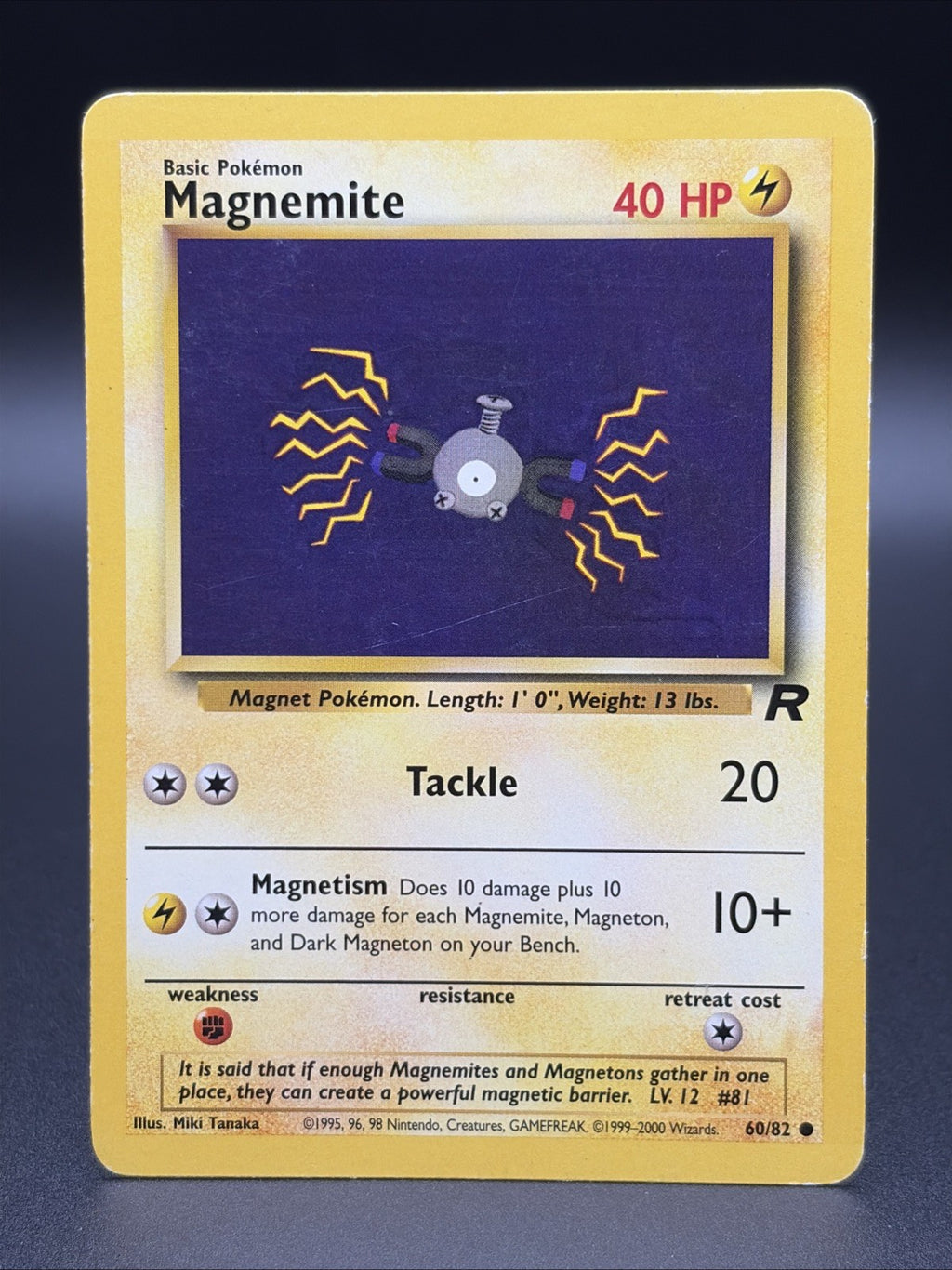 Magnemite 60/82 Team Rocket Non Holo MP0