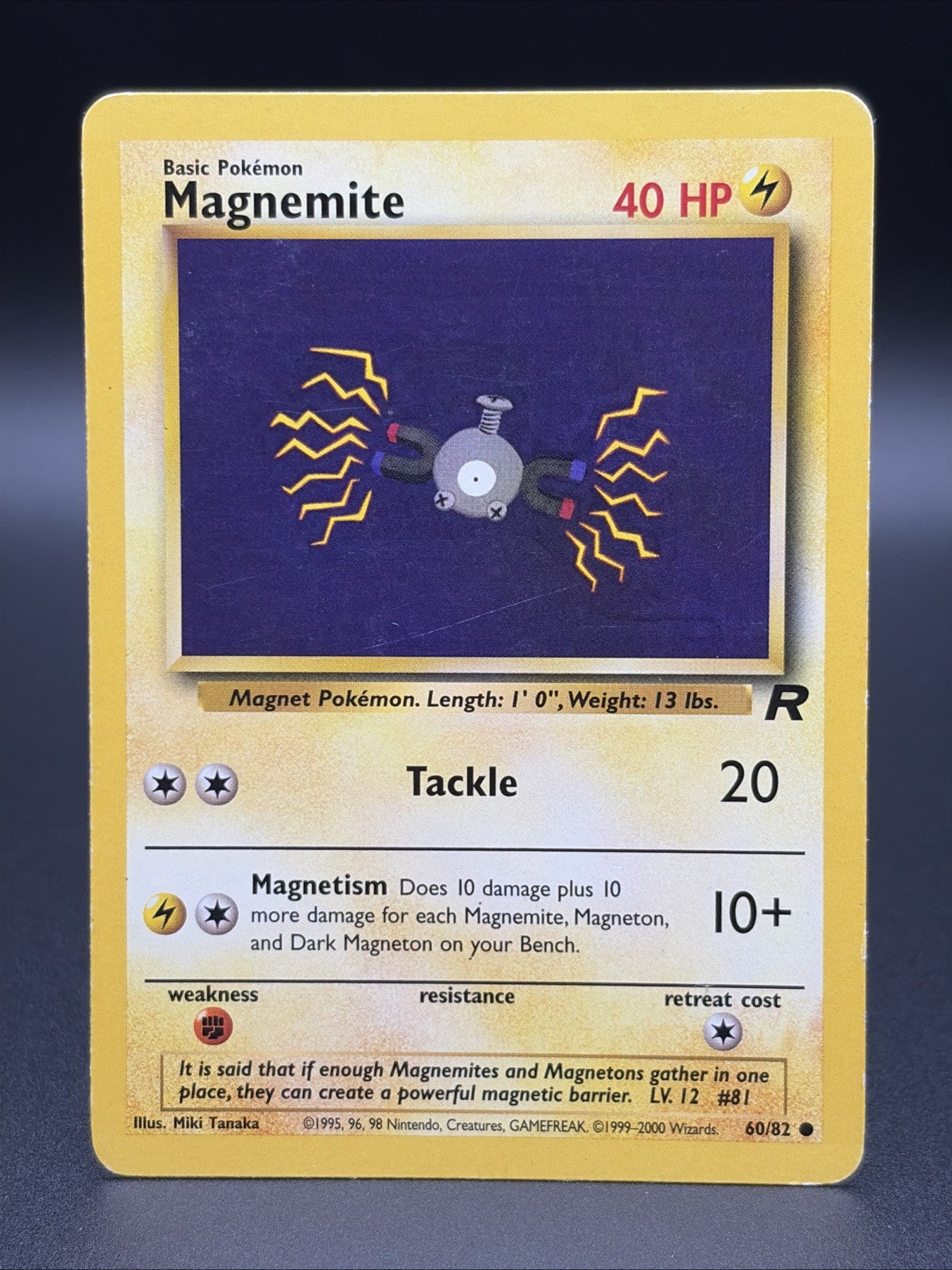 Magnemite 60/82 Team Rocket Non Holo MP0