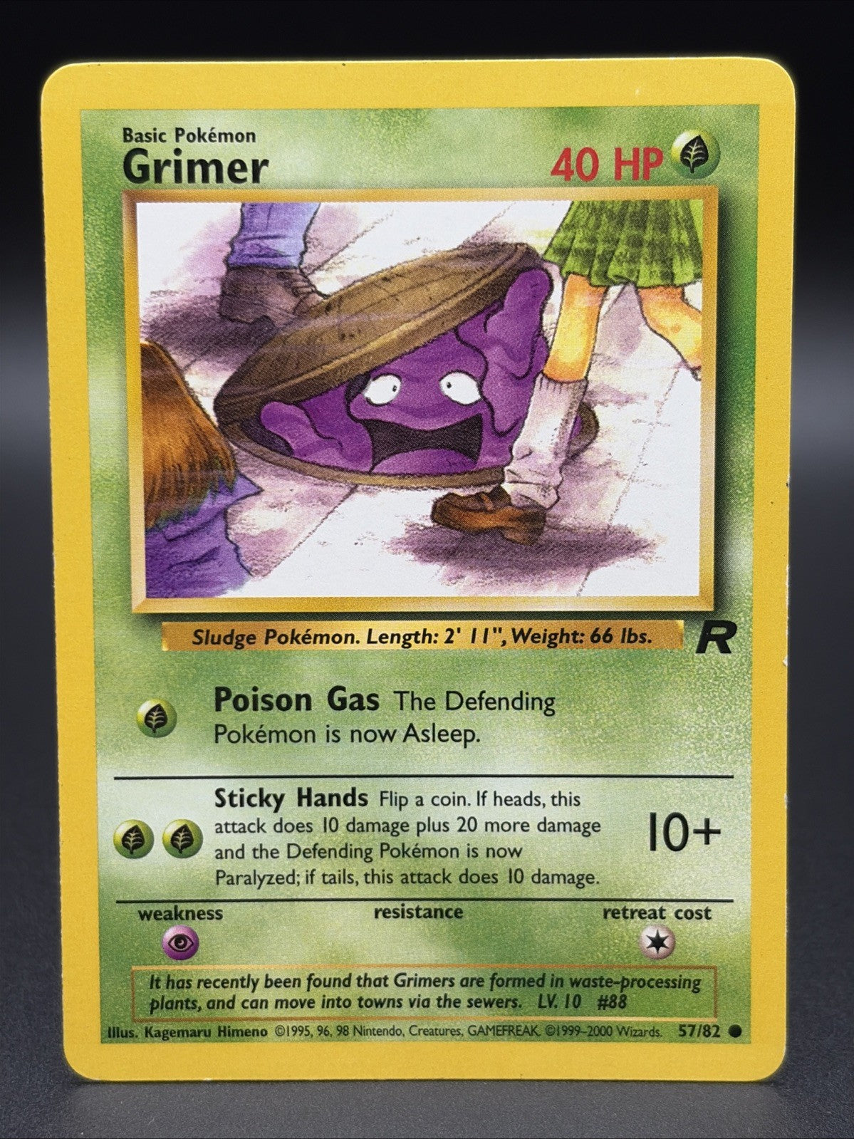 Grimer 57/82 Team Rocket Non Holo LP0