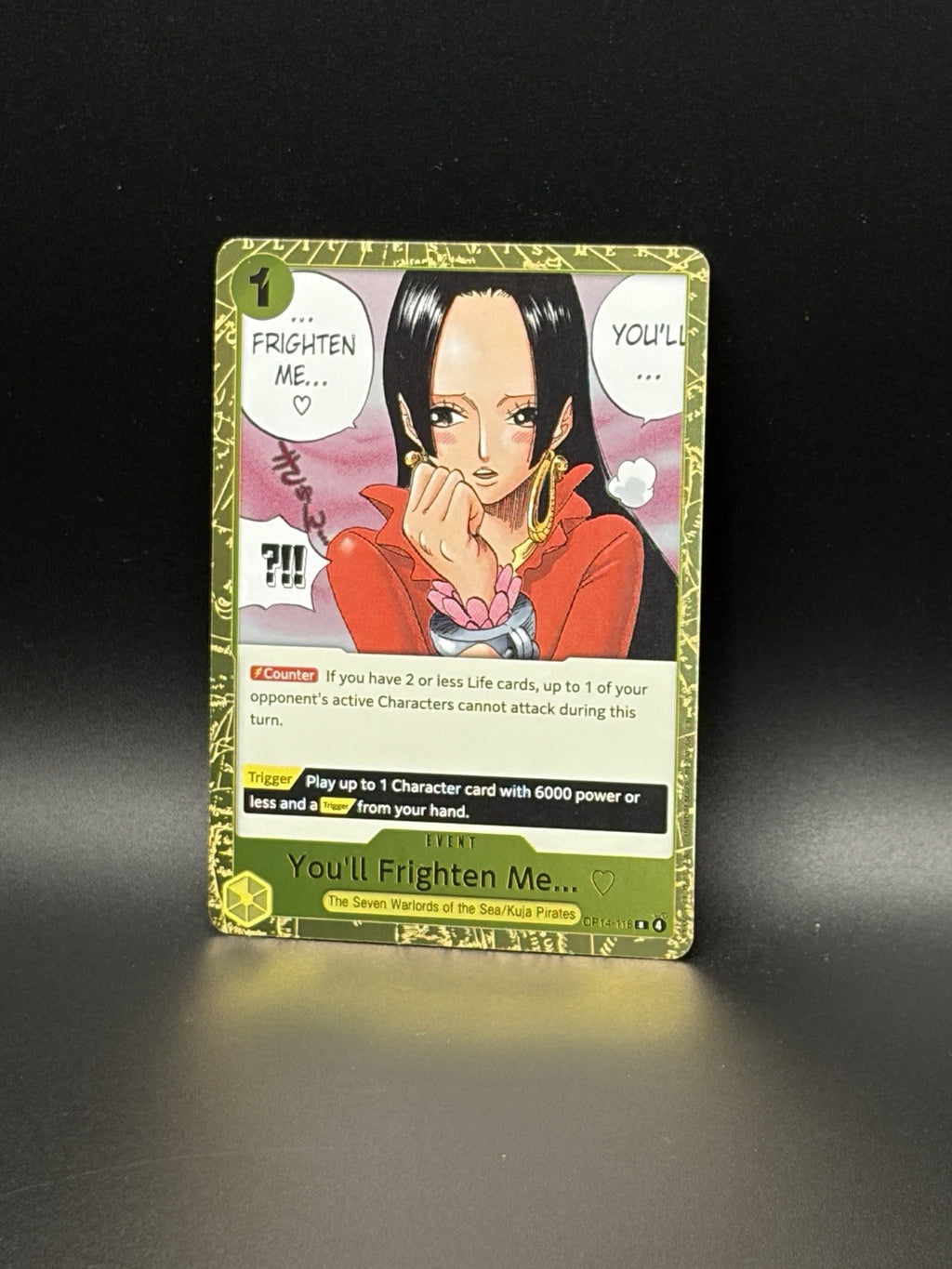 You'll Frighten Me... OP14-118 Foil - One Piece - The Azure Sea's Seven0