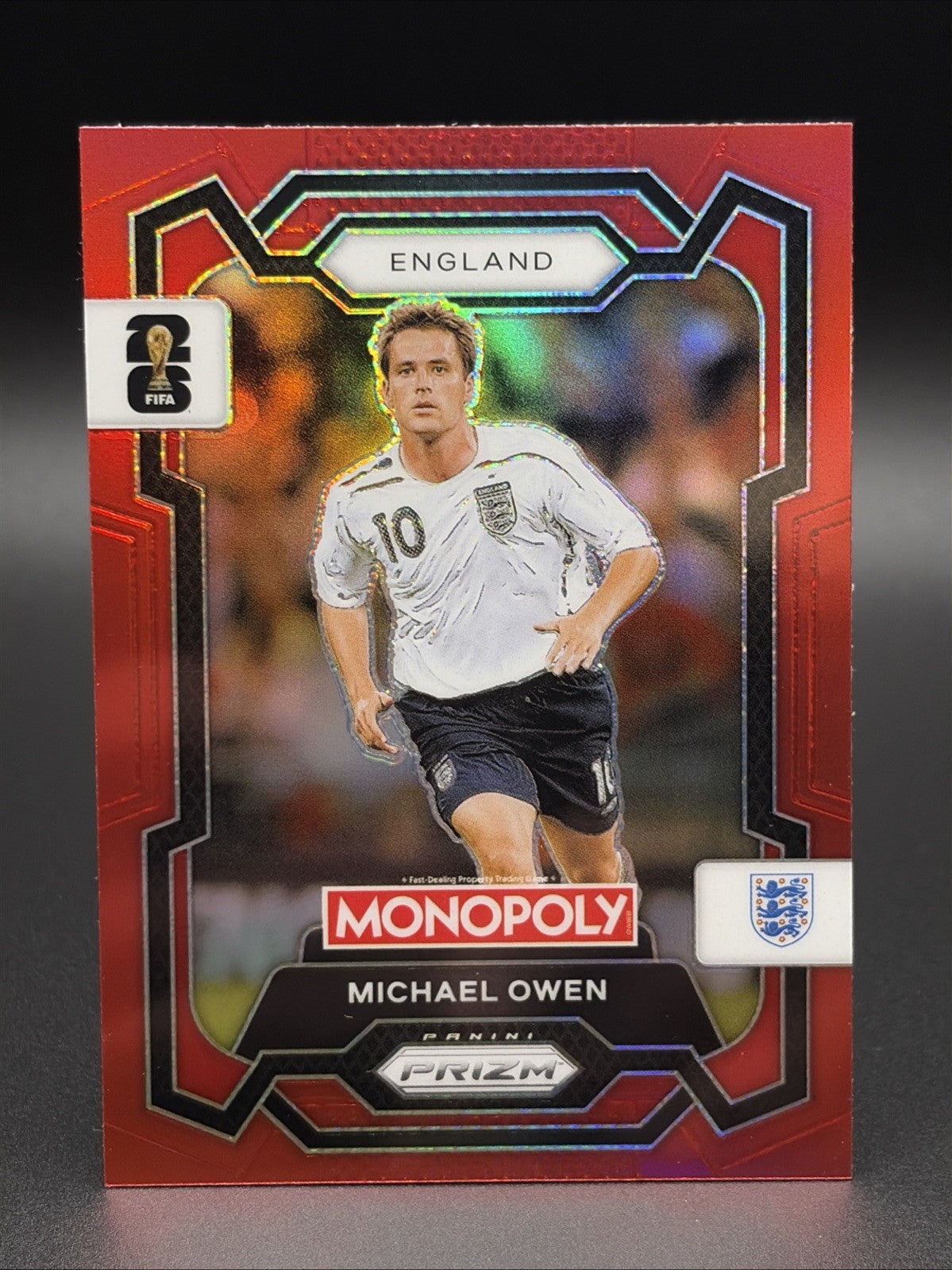 2026 Panini Prizm Monopoly Fifa World Cup - Michael Owen #26 Red Prizm0