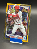 2024 Bowman Chrome - Jordan Walker #55 Gold Mojo Refractor /50 (RC)0