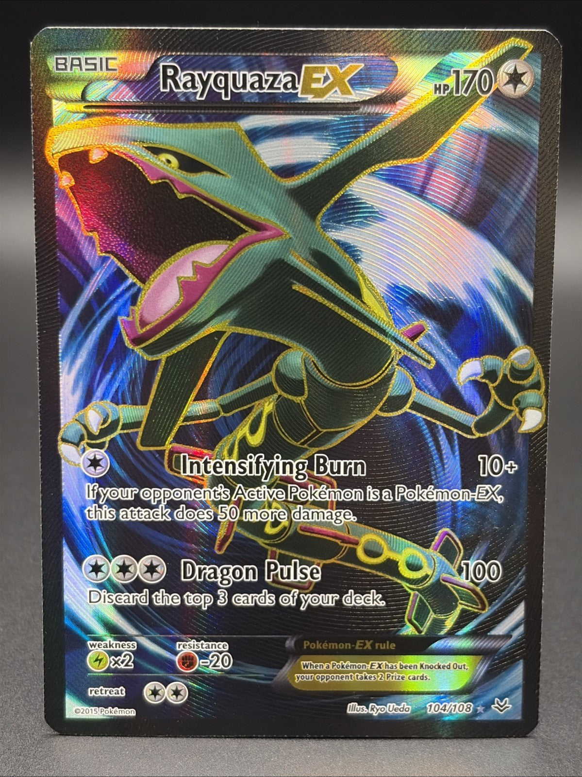 Rayquaza EX (104 Full Art) 104/108 Roaring Skies Holo0