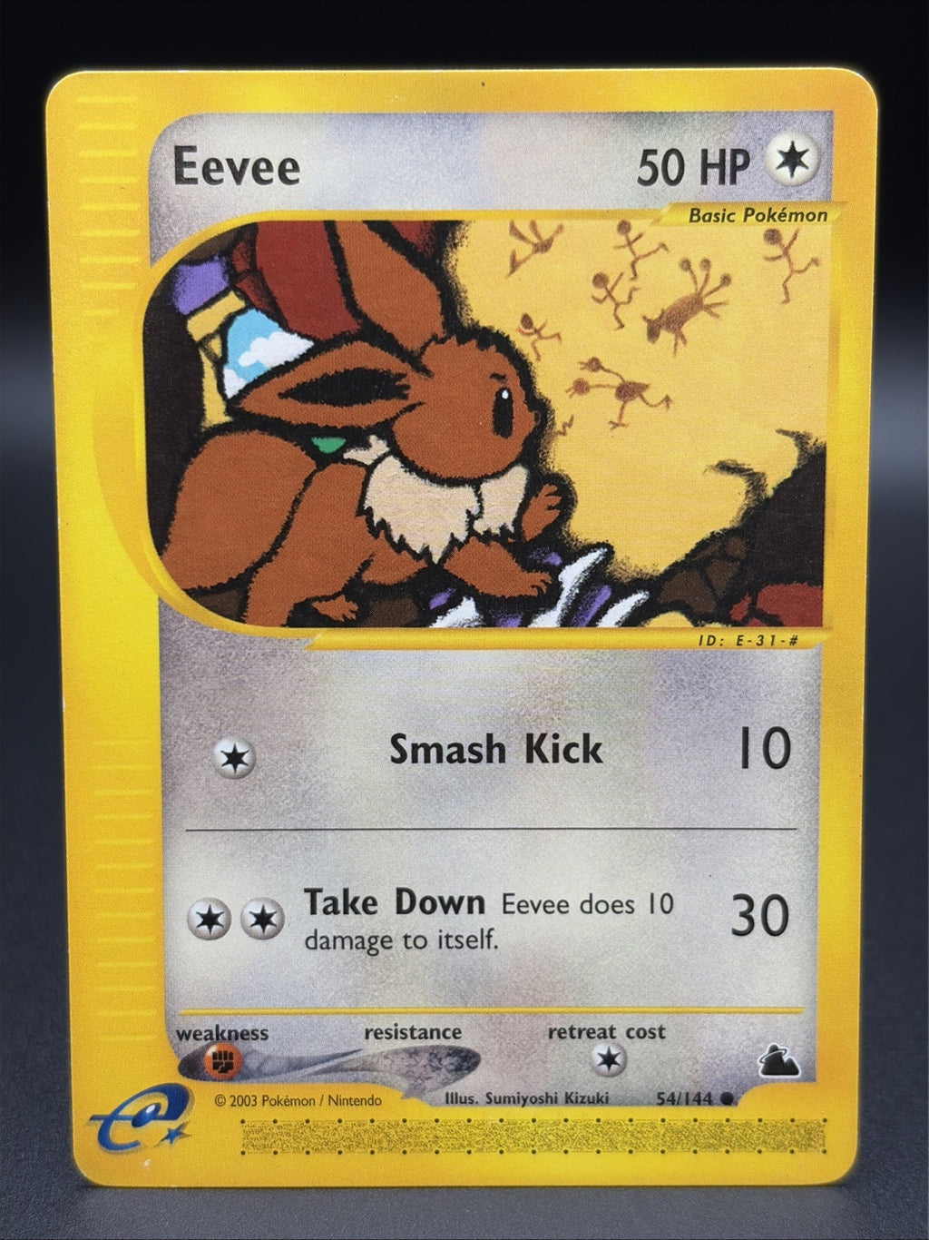 Eevee 54/144 Skyridge Regular Non Holo LP/NM0