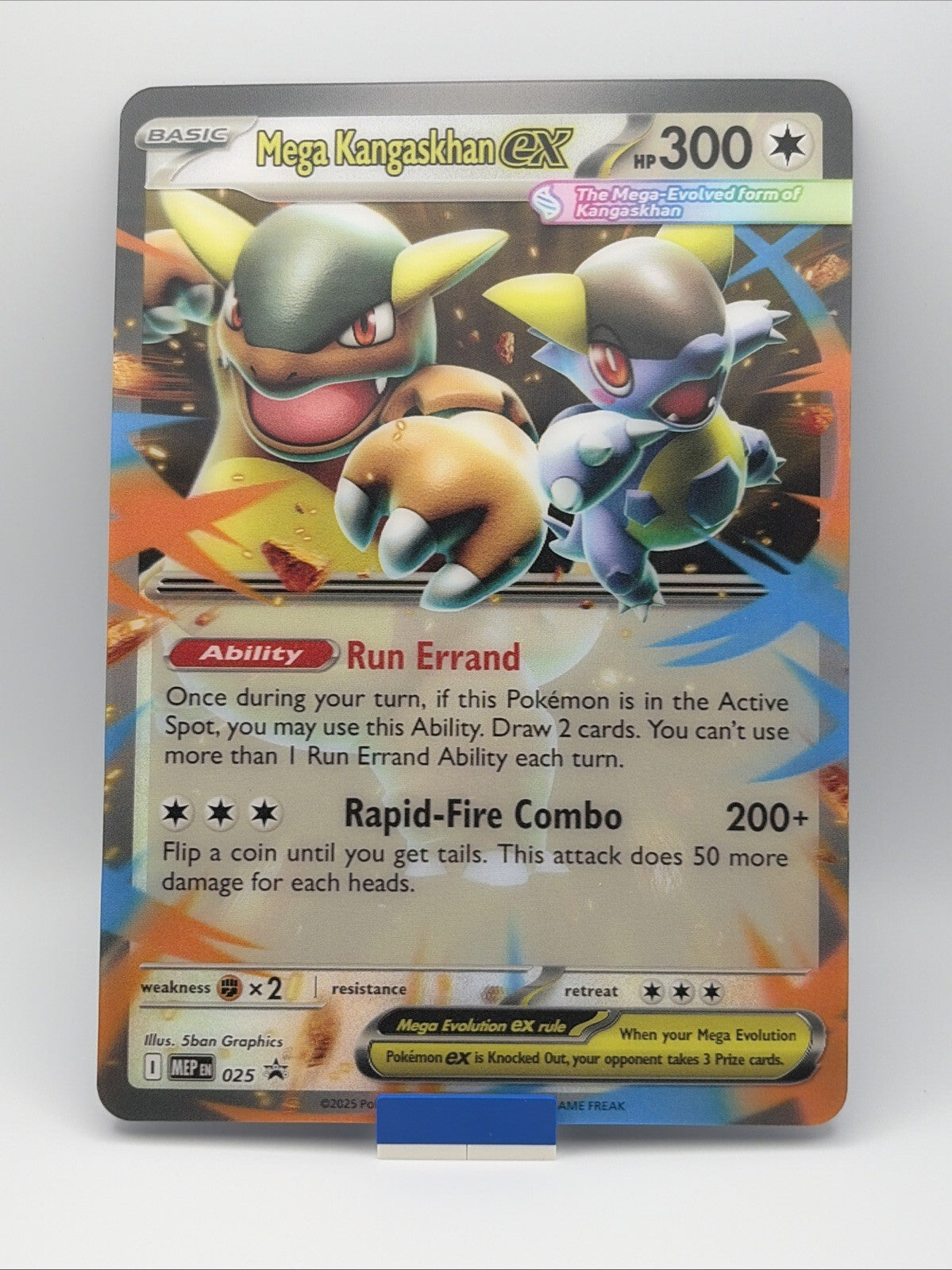 Mega Kangaskhan EX SVP 025 Mega Evolution Promo JUMBO card0