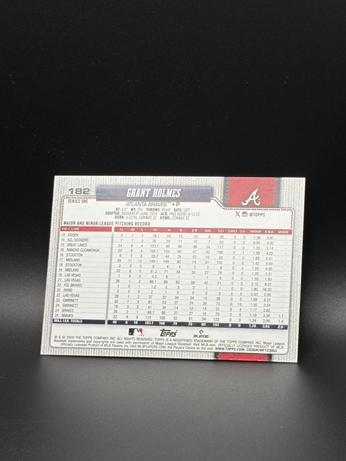 2026 Topps Baseball Series 1 [Sand Glitter] Lot of 5 Cards - McCutchen, Acuna7