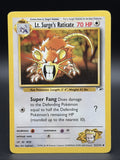 Lt. Surge's Raticate 051/132 Gym Heroes Regular0