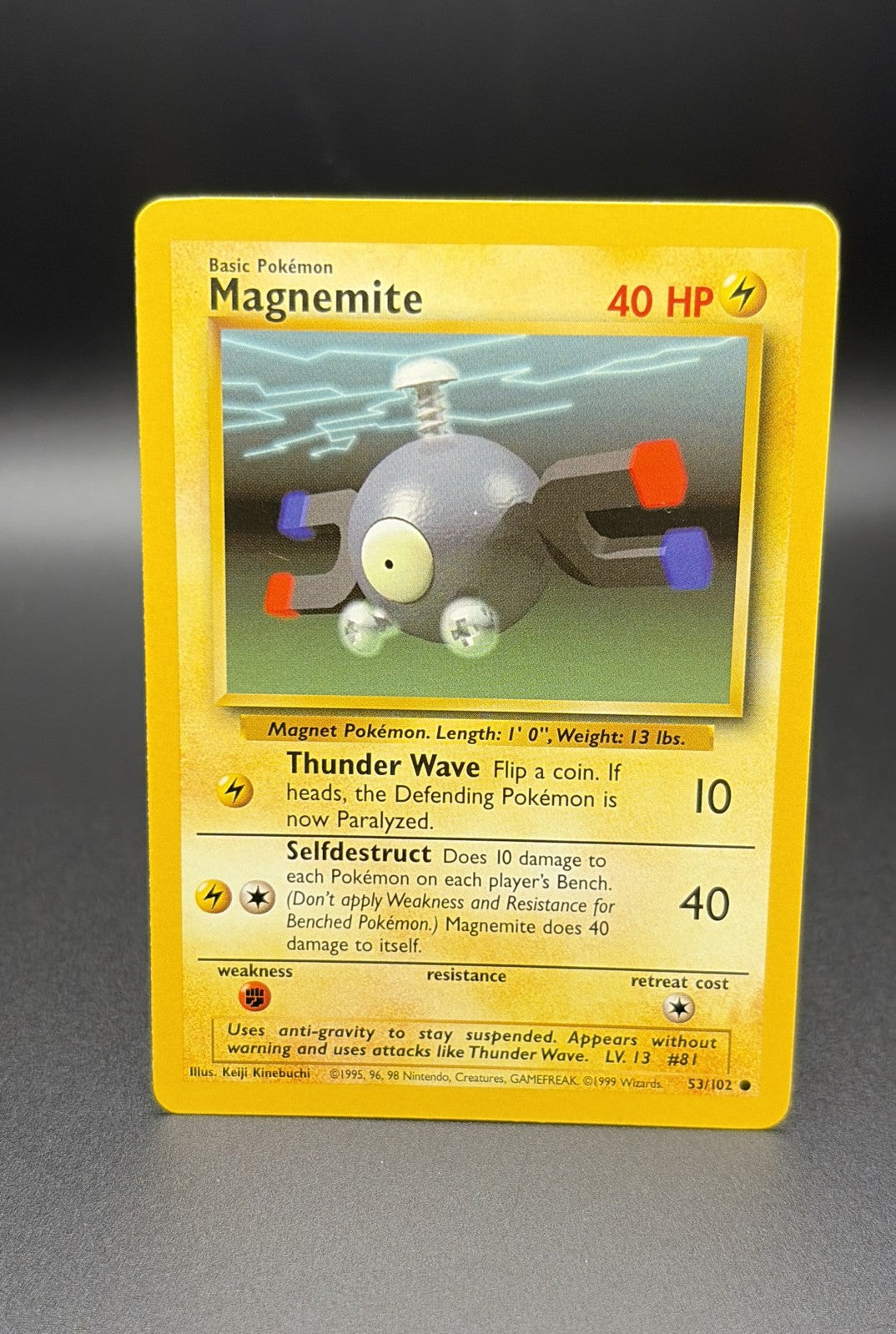 Magnemite 053/102 Pokemon Base Set NM0