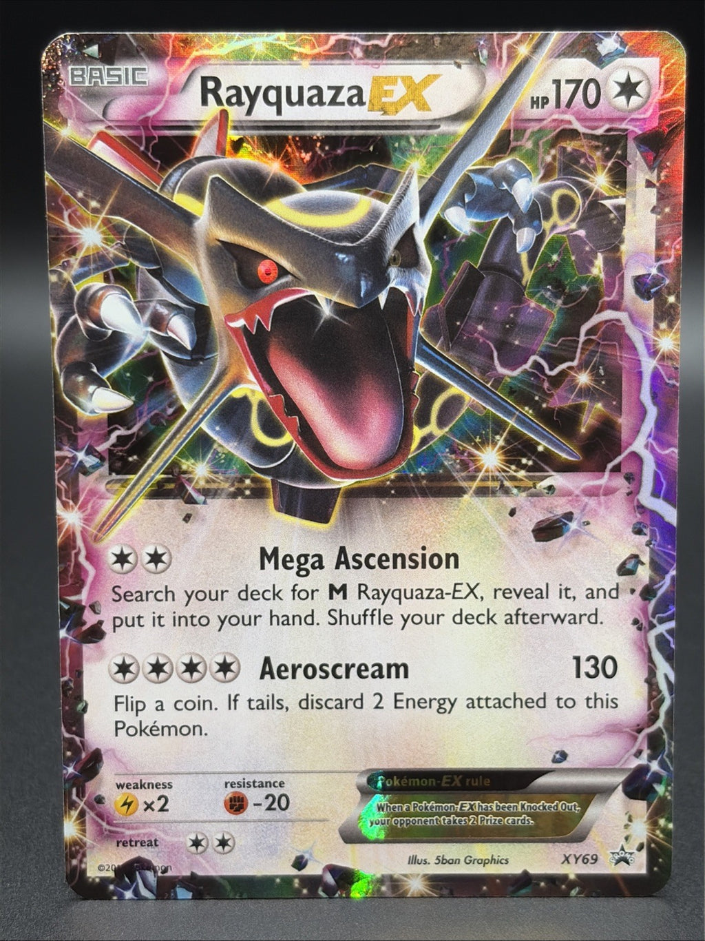 Rayquaza EX (Shiny) XY69 XY Holo MP0