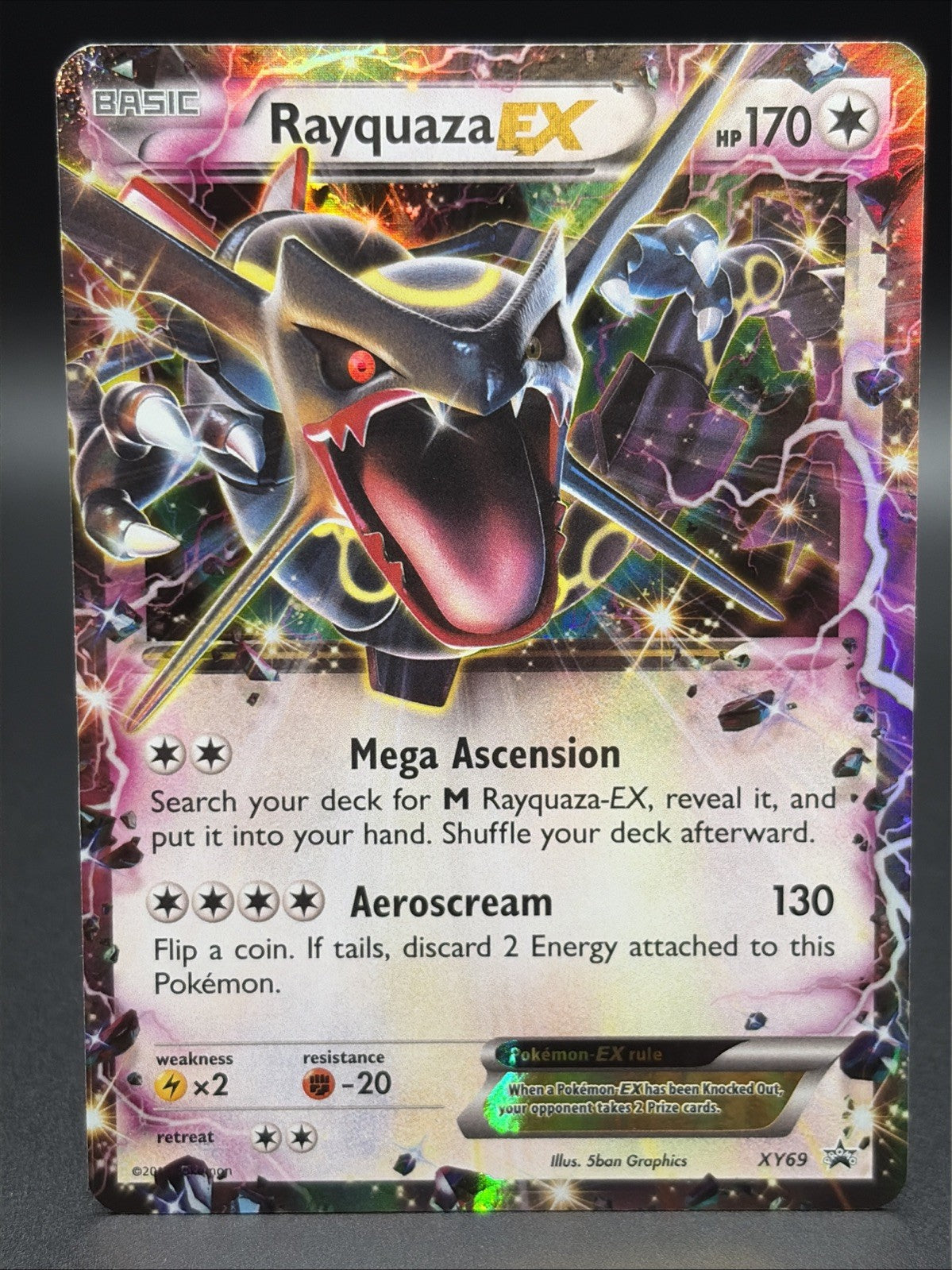 Rayquaza EX (Shiny) XY69 XY Holo MP0