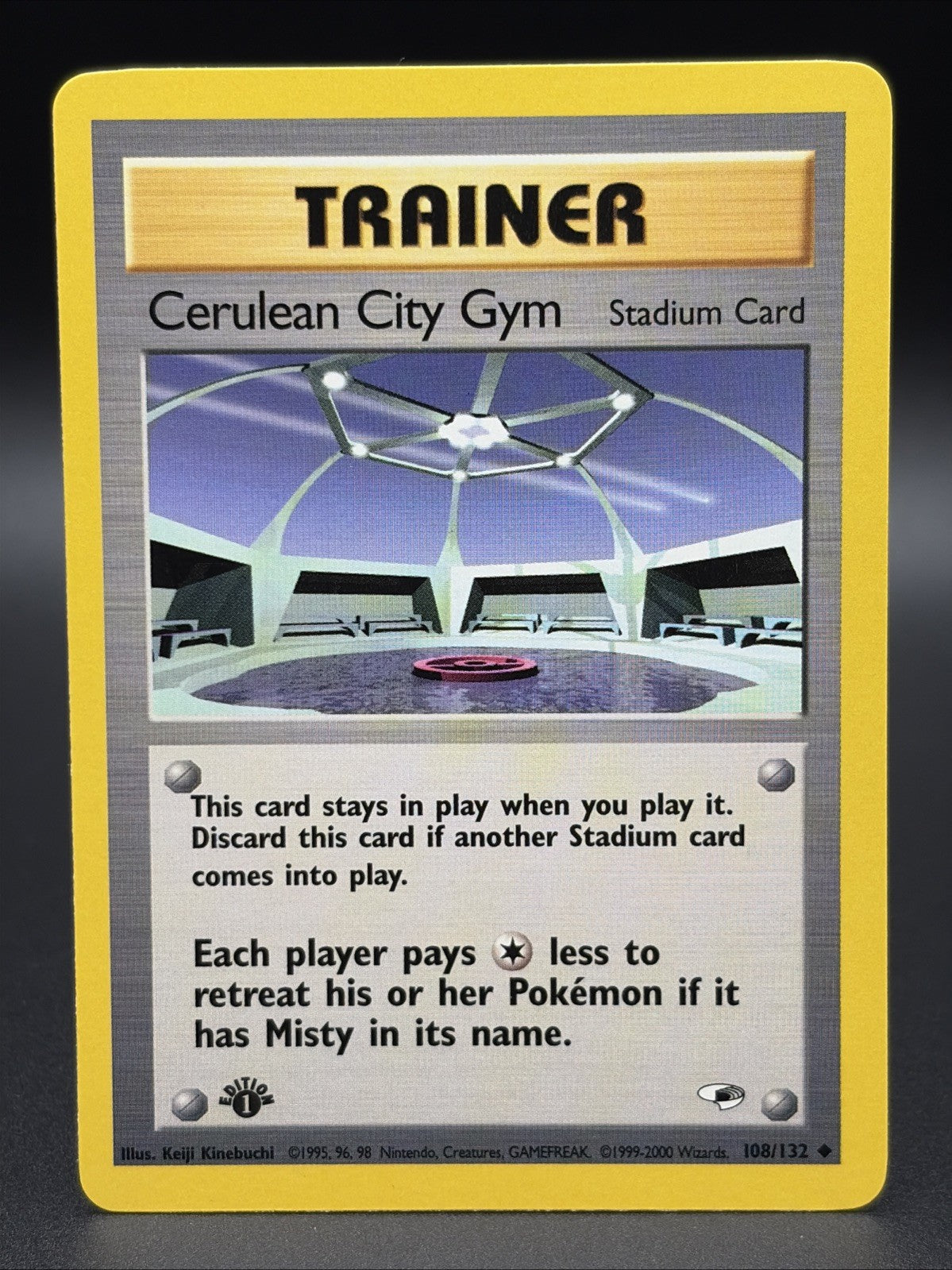 Cerulean City Gym [1st Edition] 108/132 Gym Heroes Non Holo MINT0