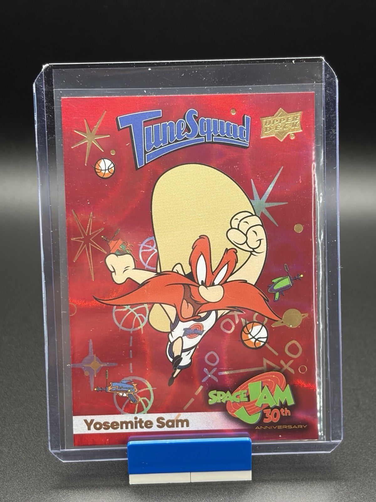 2026 Upper Deck Space Jam 30th Anniversary Yosemite Sam #5 Fly High Red /19960