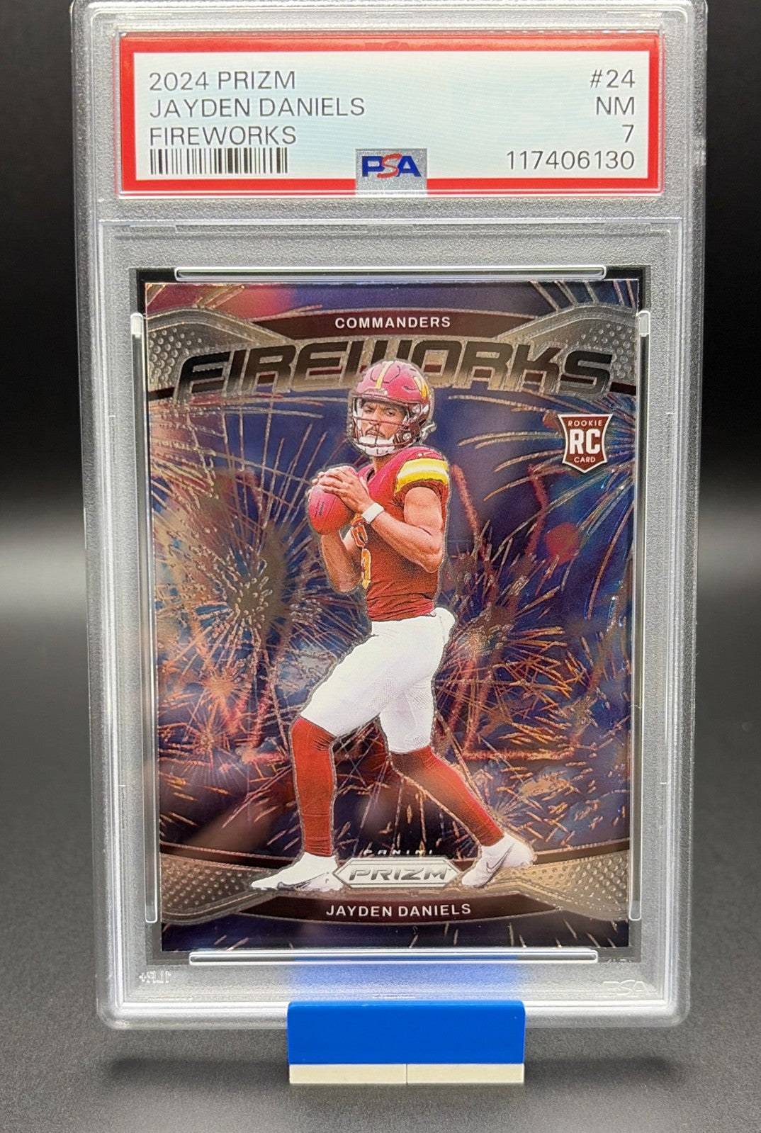 2024 Panini Prizm - Fireworks Jayden Daniels #24 (RC)0
