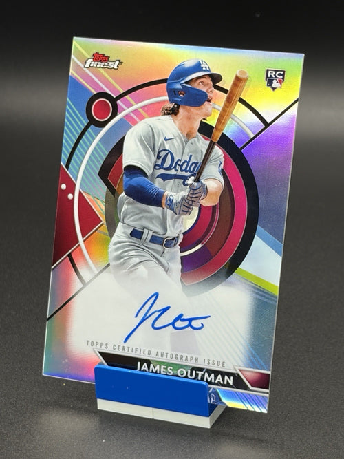 2023 Topps Finest James Outman Auto Rookie “Finest Auto” #FA-JO0