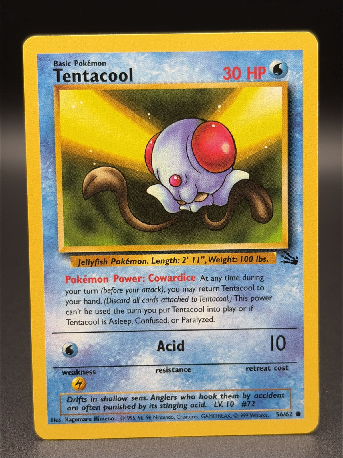 Tentacool 56/62 Fossil Regular0
