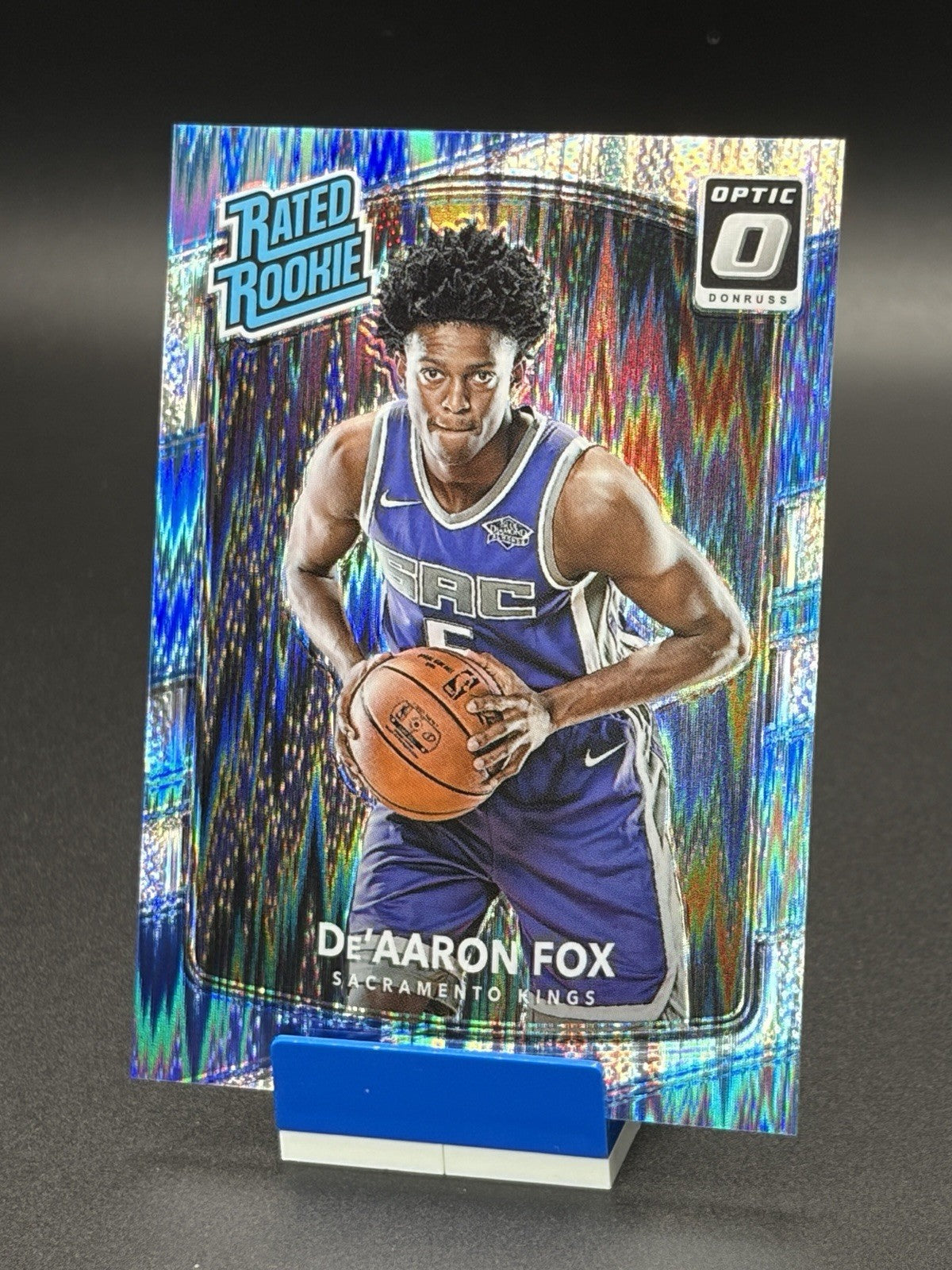 De'Aaron Fox 2017 Panini Donruss Rated Rookie Optic Shock #1960