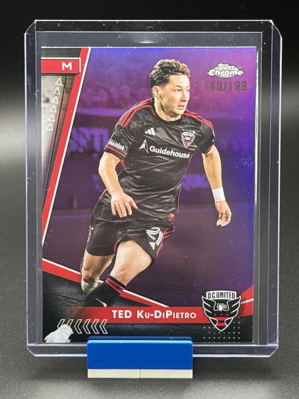 2024 Topps Chrome MLS #21 Ted Ku-DiPietro Purple Refractor #/1990