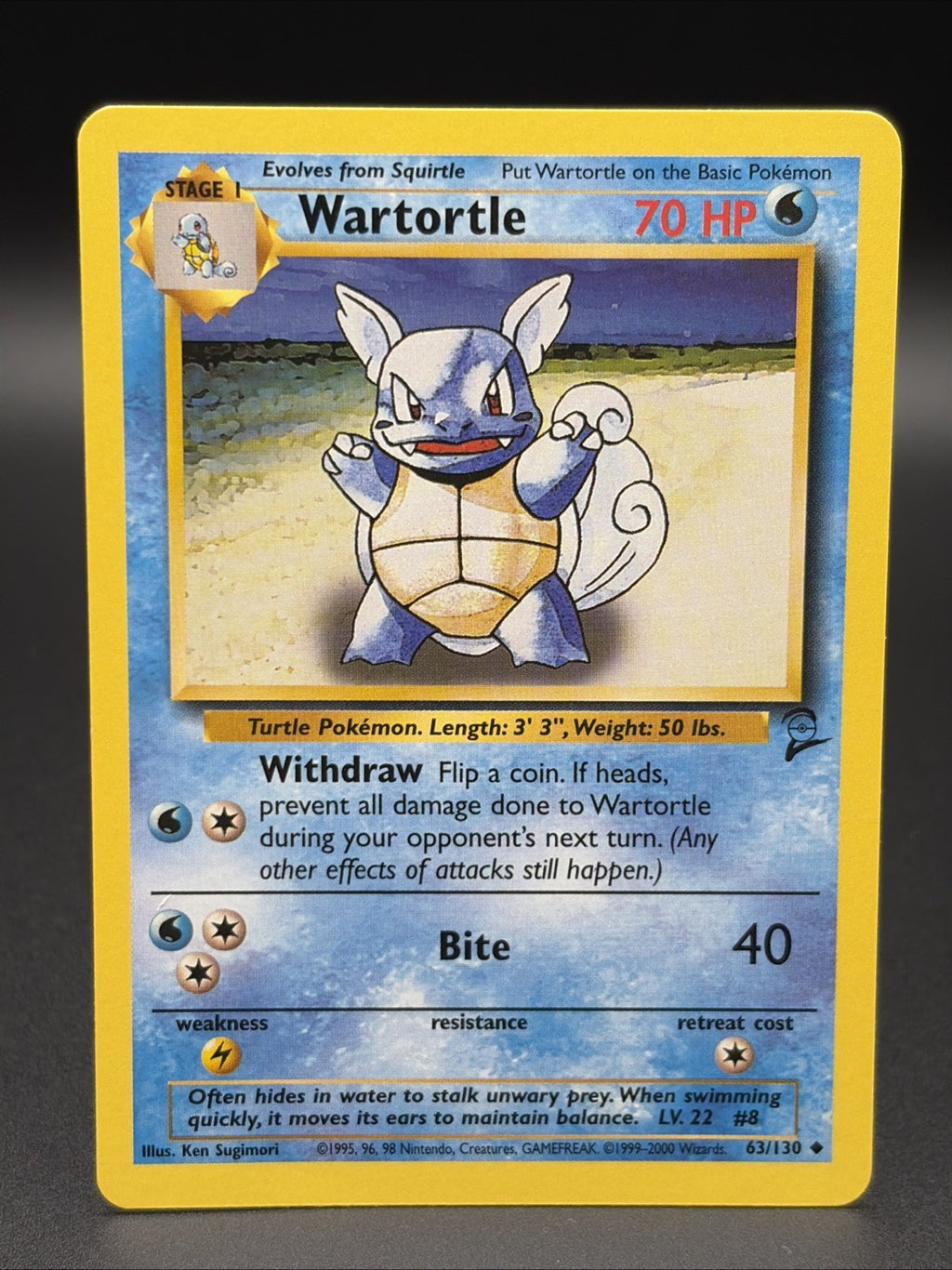 Wartortle 063/130 Base Set 2 Regular0