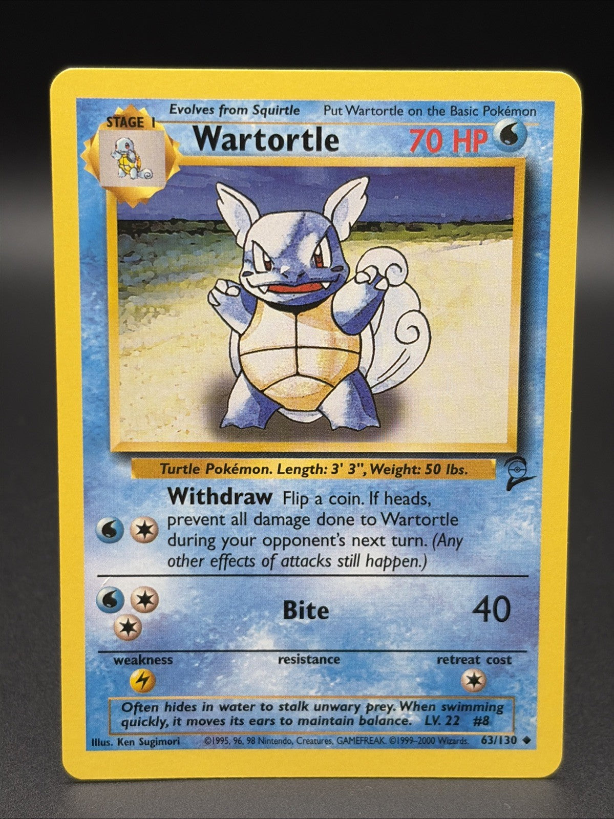 Wartortle 063/130 Base Set 2 Regular0