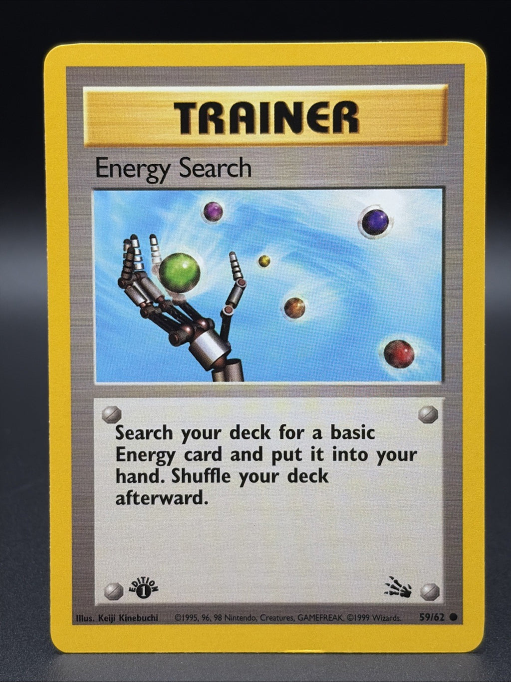 Energy Search [1st Edition] 59/62 Fossil Regular0