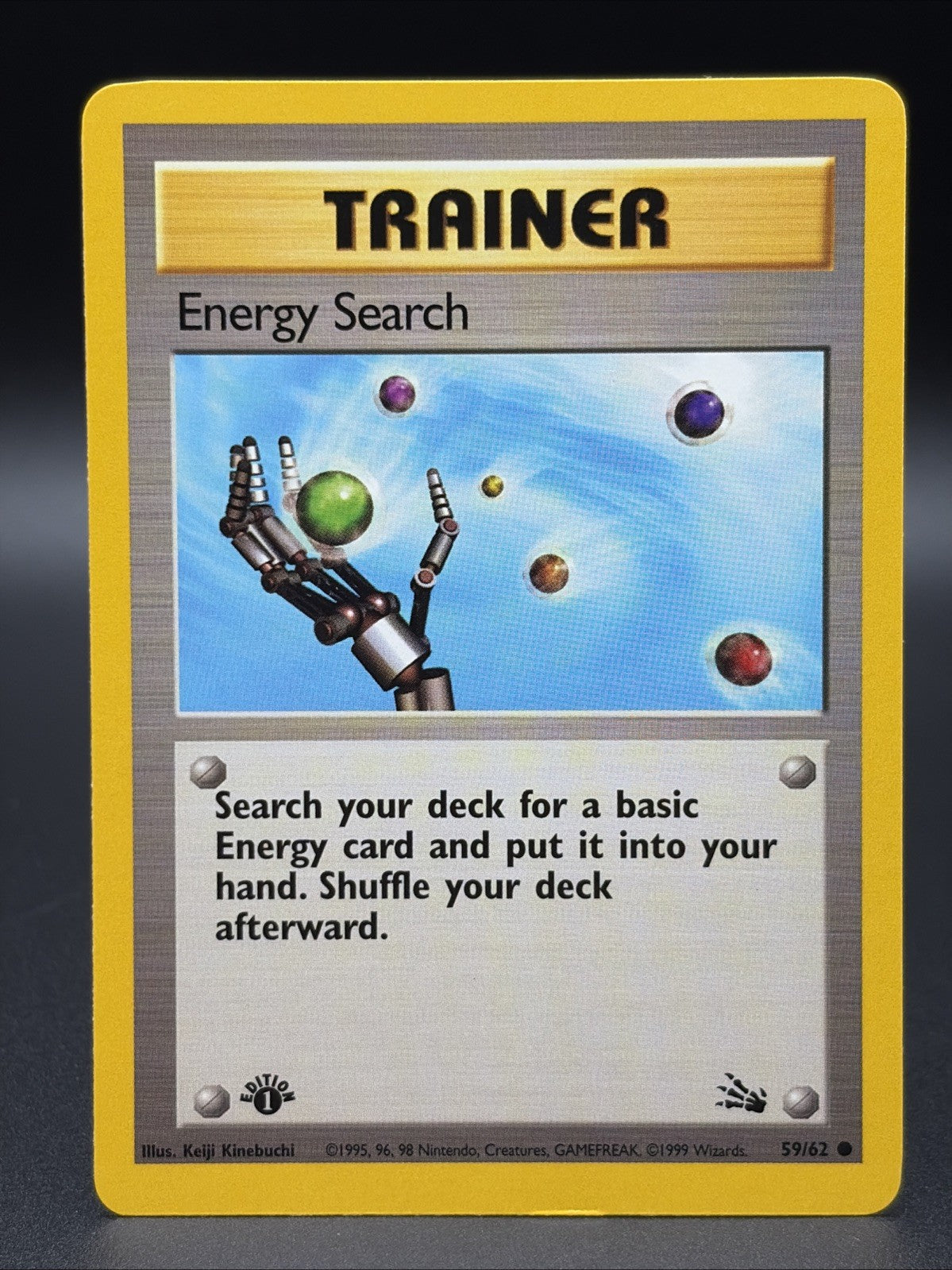 Energy Search [1st Edition] 59/62 Fossil Regular0