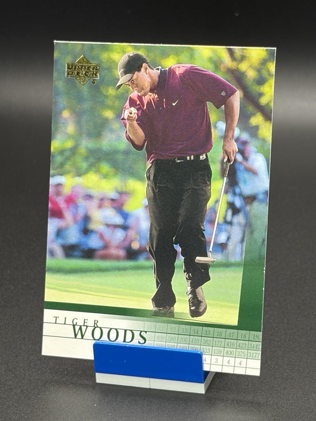 2001 Upper Deck Golf PGA Tiger Woods #1 Rookie Card0