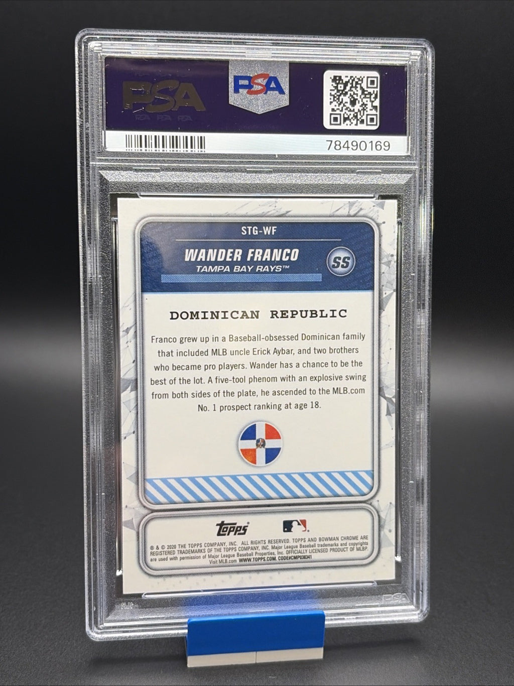 2020 Bowman - Spanning the Globe Chrome Wander Franco #STG-WF (RC)1