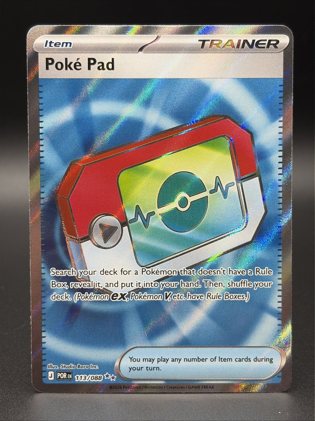 Poke Pad 113/088 Me03: Perfect Order Holo0