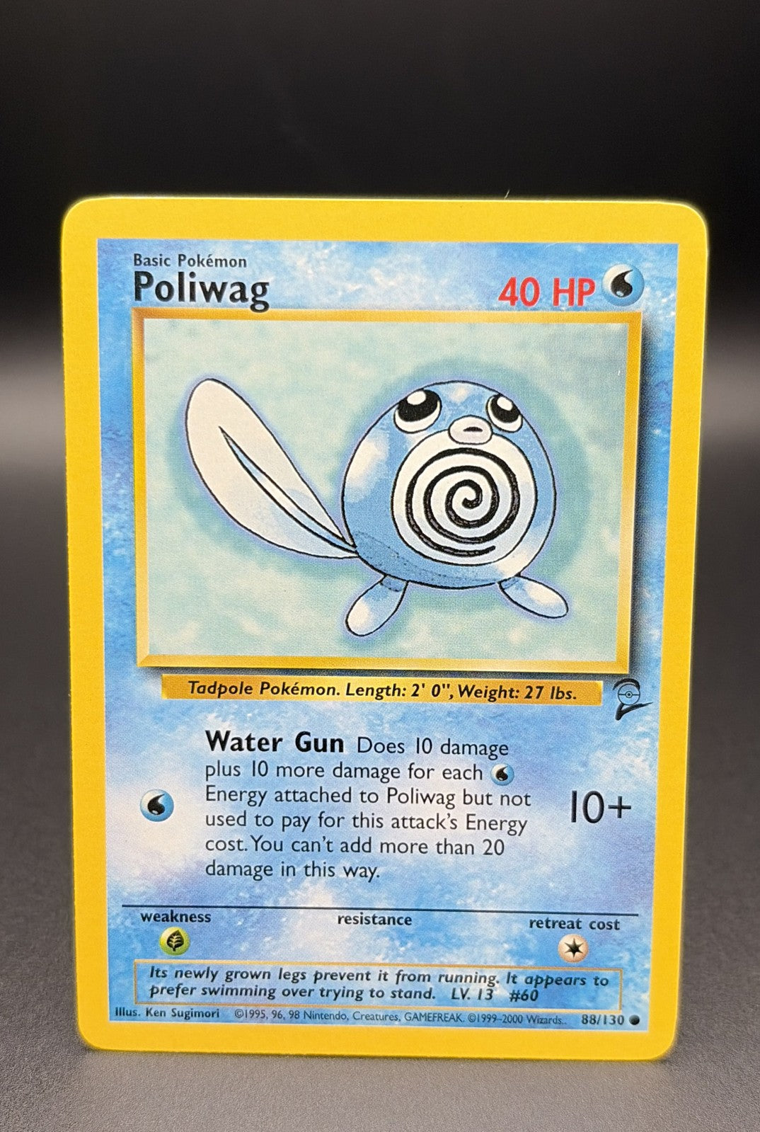 Poliwag 088/130 Base Set 2 NM0